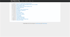 Desktop Screenshot of mbpfefferle.com