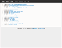 Tablet Screenshot of mbpfefferle.com